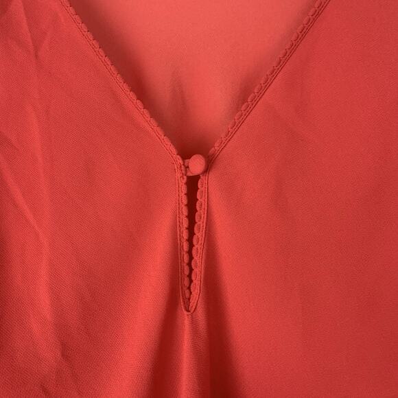 Vintage Victoria's Secret Night Shirt Womens Small Sheer Chiffon Y2K Red Fairy - Picture 2 of 9